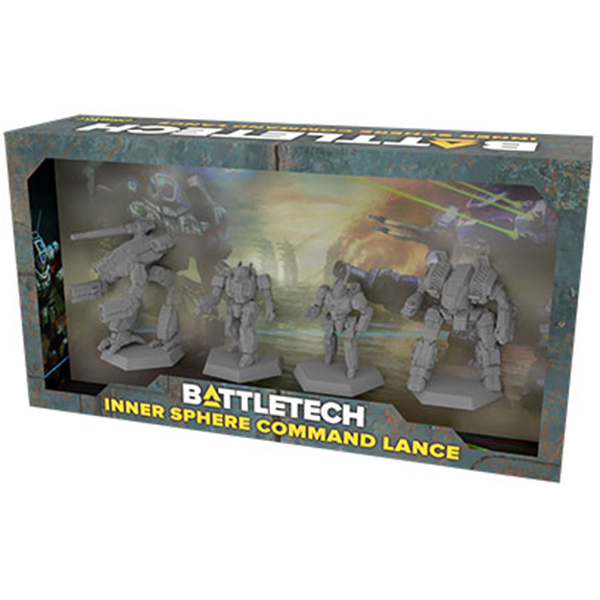 BattleTech: Inner Sphere Command Lance Miniatures Pack