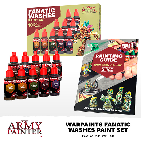 Warpaint: Fanatic Washes Paint Set