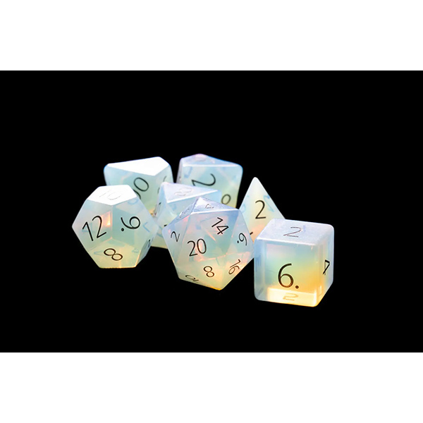7-Die Set 16mm Mystic Mines Stone: Opalite