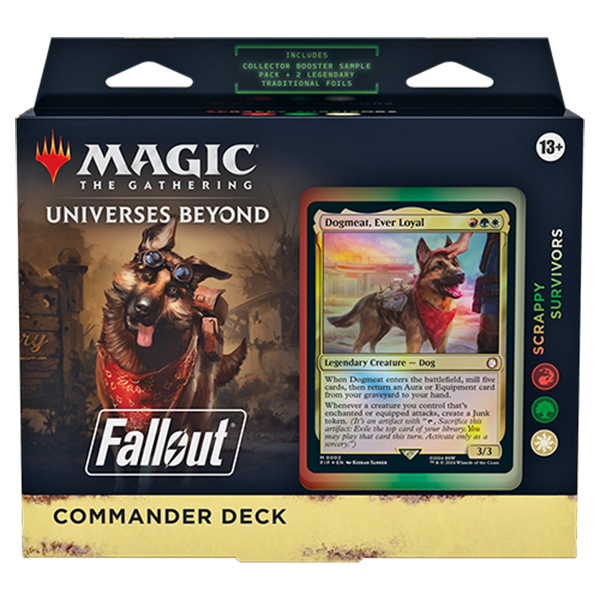 MTG: Fallout Commander Deck Display (4 Decks)