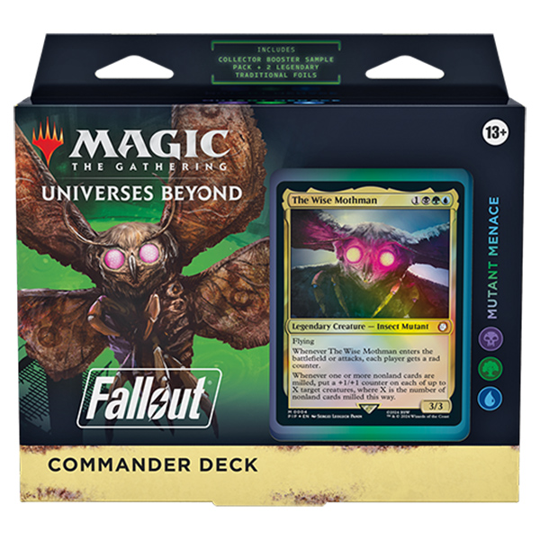 MTG: Fallout Commander Deck Display (4 Decks)