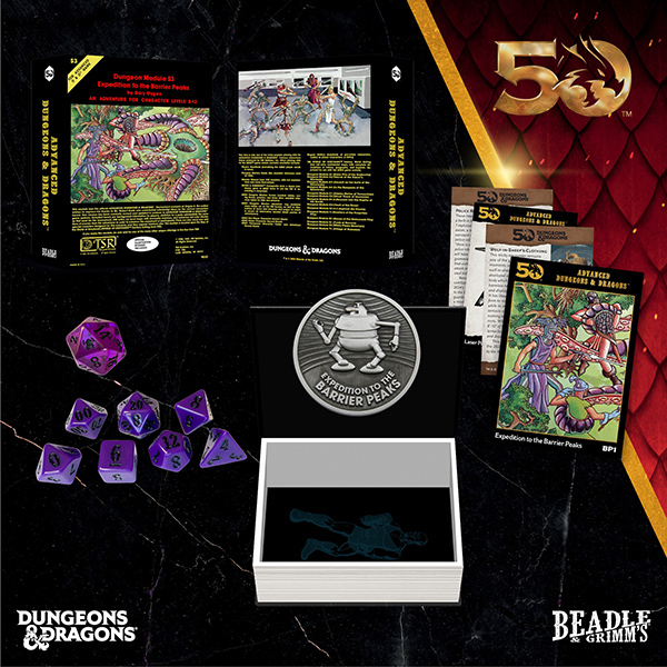 D&D Classic Module Dice Set: Expedition to the Barrier Peaks