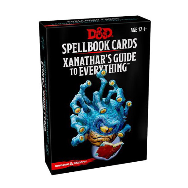D&D, 5e: Spellbook Cards- Xanathar's Guide to Everything Deck
