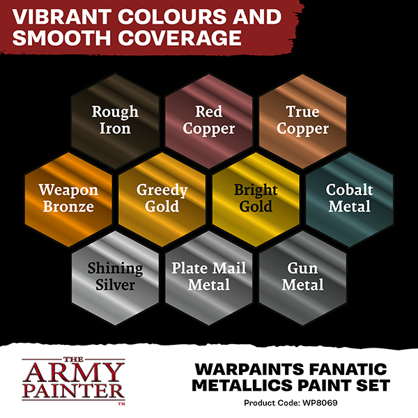 Warpaint: Fanatic Metallics Paint Set