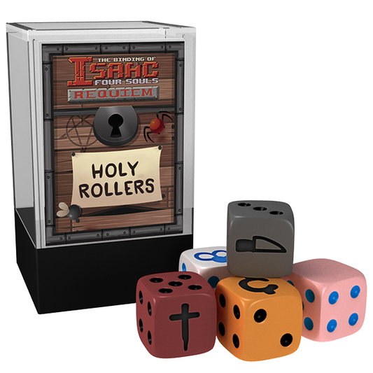 The Binding of Isaac: Four Souls- Holy Rollers Dice Set