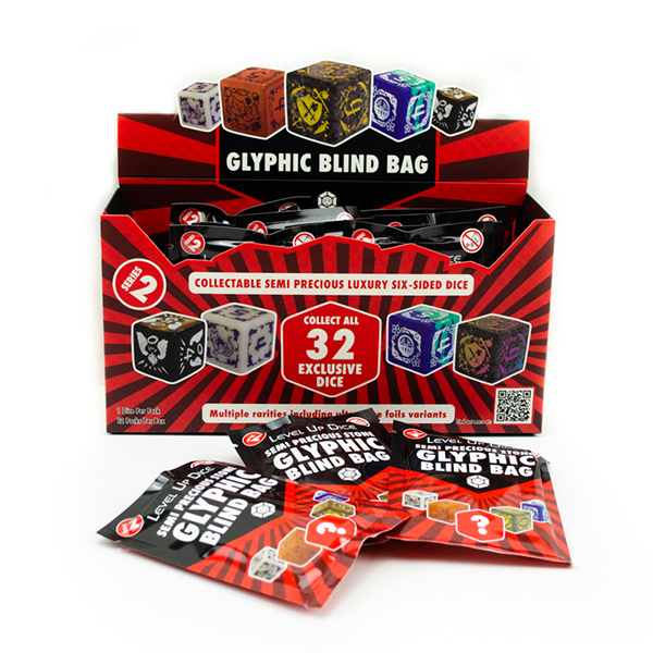 Glyphic Dice: Series 2 D6 Blind Bag (12 Packs)