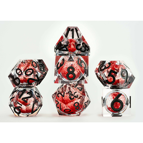 7-Die Set Resin D&D Liquid Core.