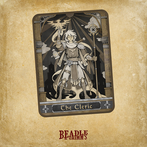 RPG Class Dice: Epic Resin- Cleric Dice Set