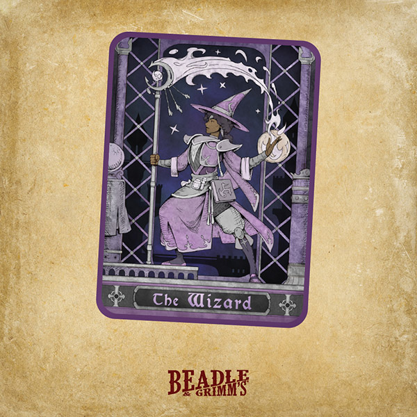 RPG Class Dice: Epic Resin- Wizard Dice Set