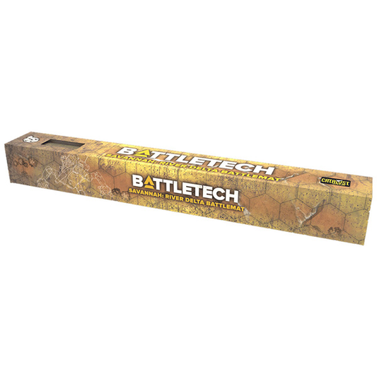 BattleTech: Battle Mat- Savannah- River Delta