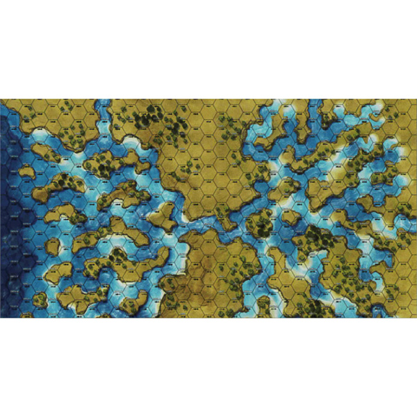 BattleTech: Battle Mat- Savannah- River Delta